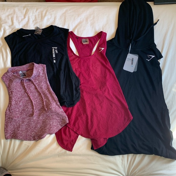 4 gymshark tanks - Picture 1 of 2